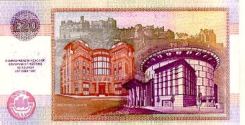 Clydedale bank 20 pounds - Reverse