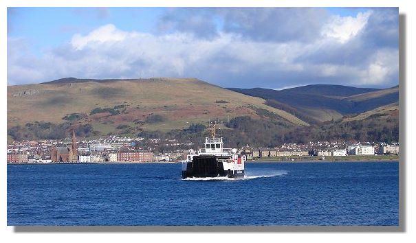 Calmac Ferry and Largs