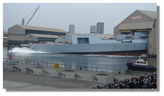 Launch of HMS Daring