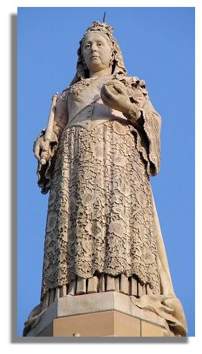 Queen Victoria on Doulton Fountain