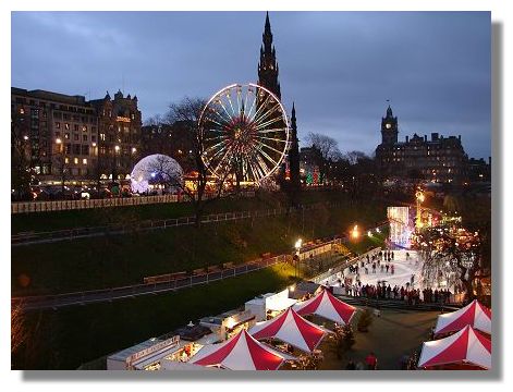 Princes Street Gardens in December