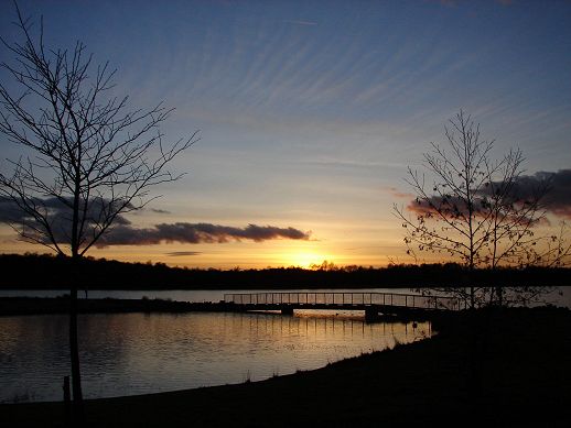 Sunset, Drumpellier Country Park