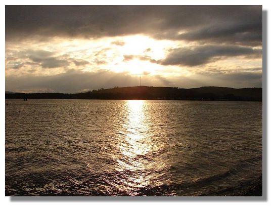 Sunset over Gare Loch