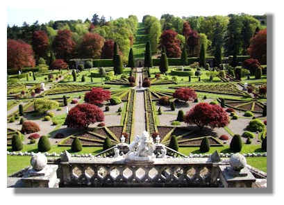 Drummond castle Gardens