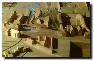 Model of New Scottish Parliament