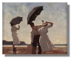 The Bathing Party II by Jack Vettriano