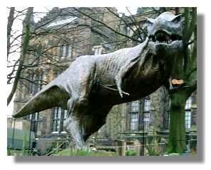 Dinosaur at Hunterian Museum