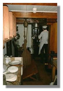 Galley on Discovery