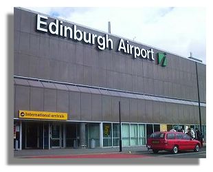 End of Edinburgh Airport Taxi
