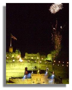 Fireworks at Edinburgh Castle