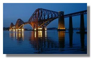 Forth Bridge at Night