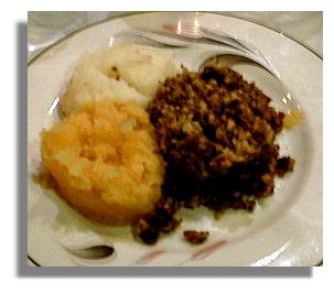 Haggis, neeps and tatties
