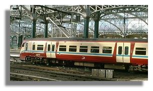 Train leaving Central Station