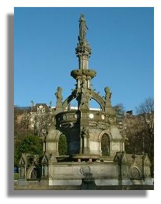 Stewart Memorial Fountain in Kelvingrove Park