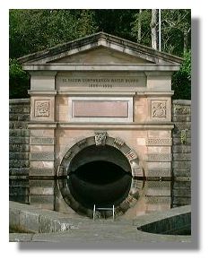 Loch Katrine water supply at Milngavie Reservoir