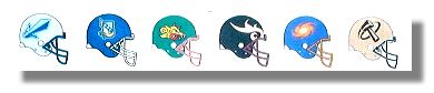 NFL Europe Helmets