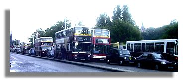 Traffic on Princes Street, Edinburgh