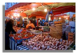 Open-air market in Glasgow