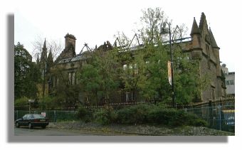Bower building in Glasgow University