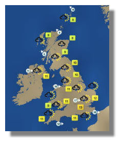 UK Weather Map