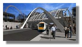 Wembley Stadium Station Footbridge