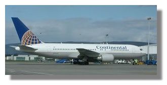Continental Airlines Boeing 767 N76153