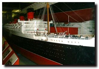 Model of ss Queen Mary