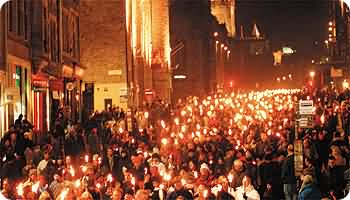 The New Year celebration of Hogmanay in Scotland  HOGMANAY IN SCOTLAND!!