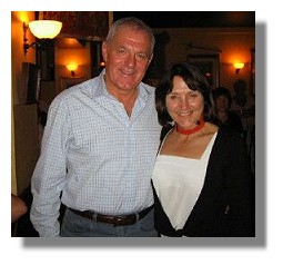 Moira with Walter Smith, Manager of Scotland Football Team