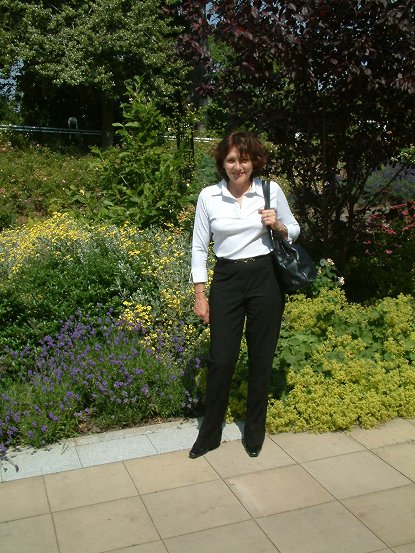 Moira in the gardens of Bellahouston Park