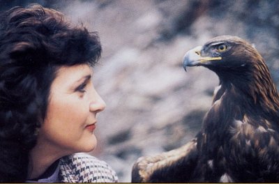 Moira with the eagle Apollo
