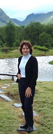 Moira Kerr in Glen Coe