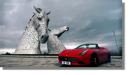 Ferrari California T and Kelpies