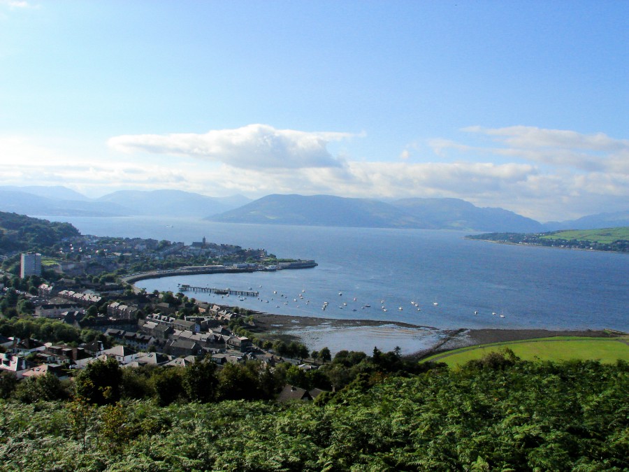 Gourock and Firth of Clyde From Lyle Hill