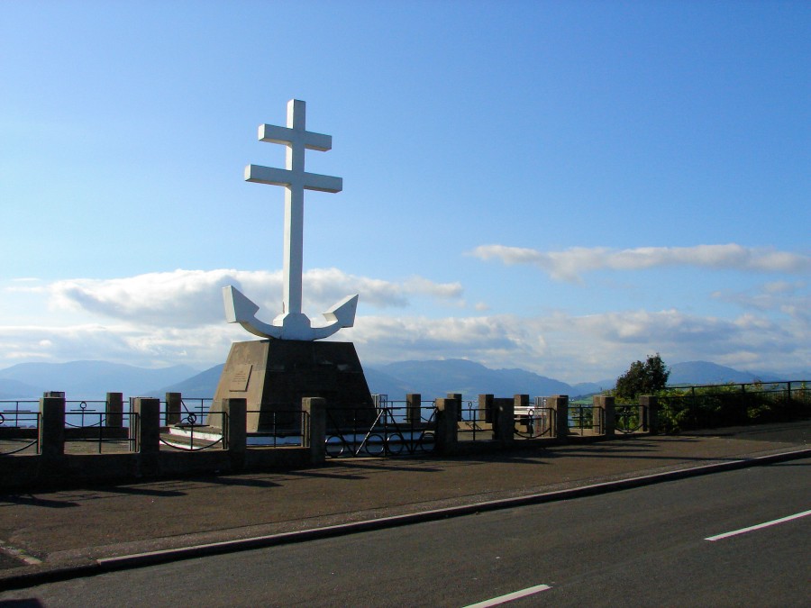 Gourock - Cross of Lorraine Free French Memorial