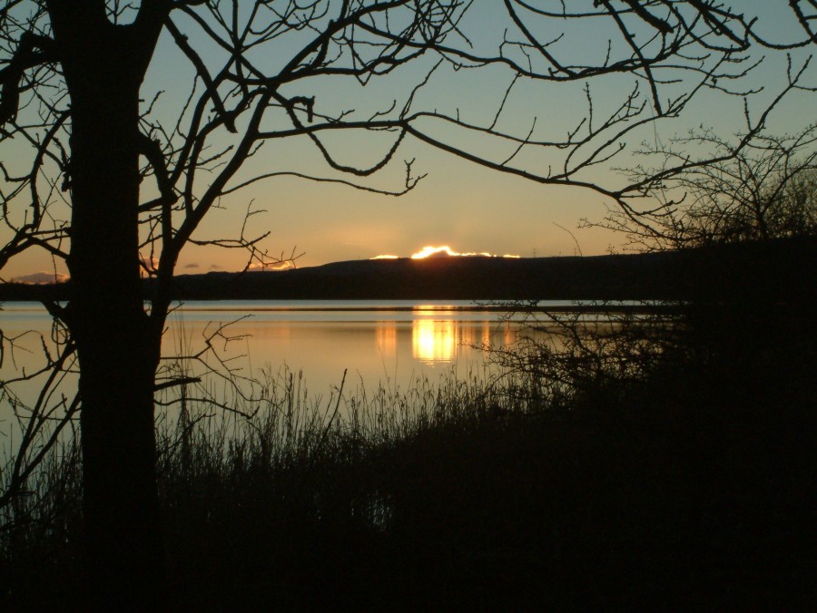 RSPB Lochwinnoch Bird Sanctuary Sunset