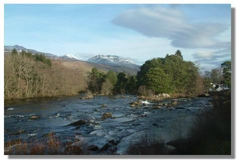 falls of dochart, perthshire