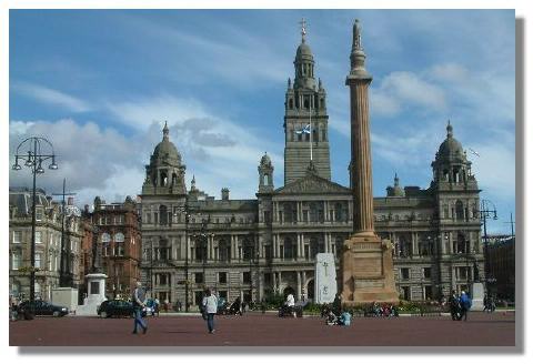 george square, glasgow