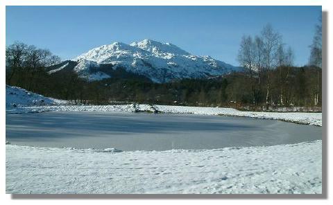 loch venachar and ben venue, stirling