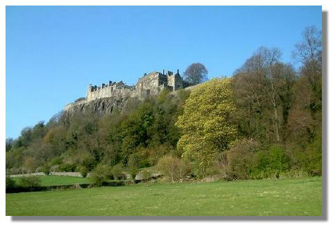 stirling castle, springtime