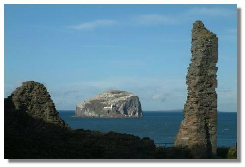 tantallon castle and bass rock