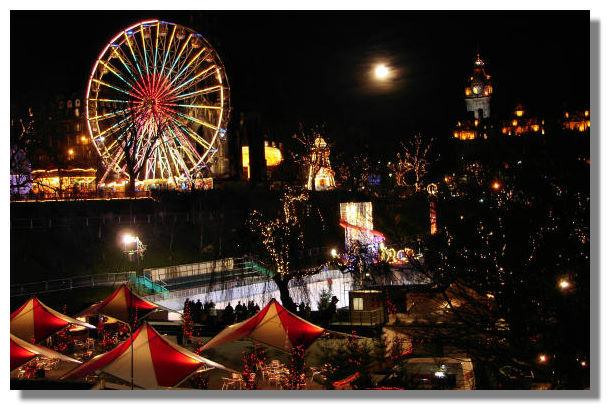 Princes Street Gardens, Edinburgh at Christmas