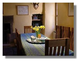 Kitchen and dining at Barns Tower