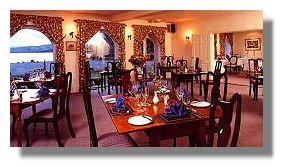 Dining room at Taychreggan Hotel