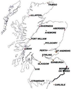 University Of Scotland Maps Symbols Of Scotland - Maps