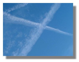 Saltire in the sky
