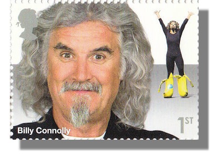 Billy Connolly Postage Stamp