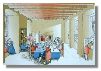 Dining at Crichton Castle