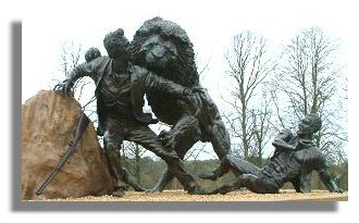 Livingstone Attacked by a Lion