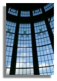 Inside the towers of Scotland Street School